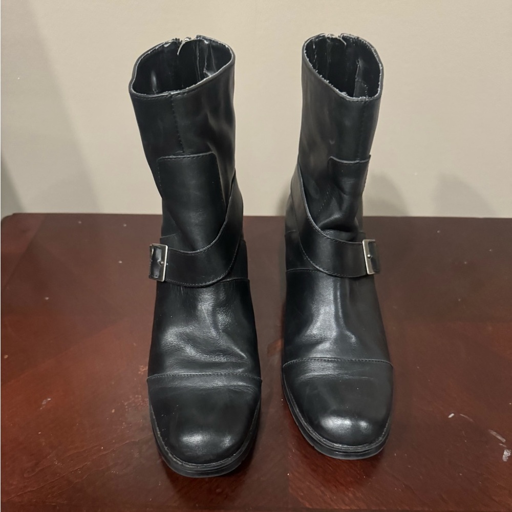 Harley Davidson Black Leather Women’s Booties